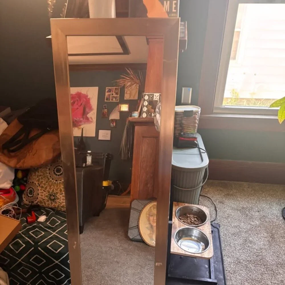 Gold Framed Door Mirror